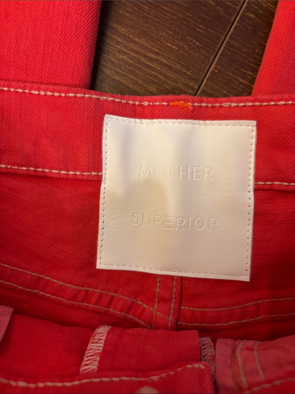 MOTHER THE HUSTLER ANKLE FRAY - THE DEVIL MAY CARE 26 $248 - Picture 14 of 16